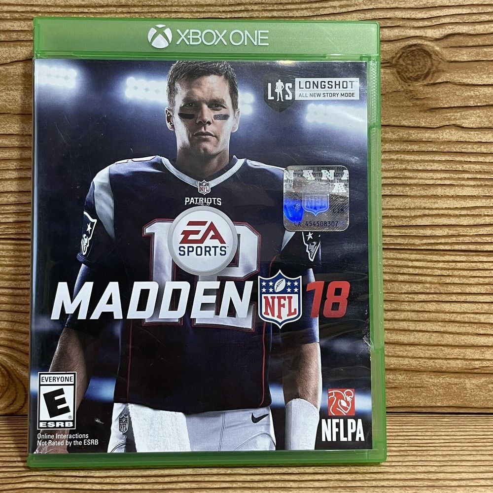 Madden NFL 18 Video Game Microsoft Xbox One 2017 Football With Case - Picture 1 of 6